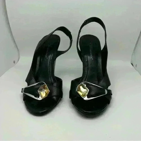 BCBGeneration Vintage Black Heels Sz 7 - Picture 1 of 16